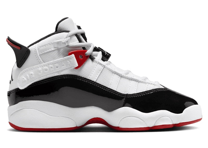 Jordan 6 Rings White Varsity Red Black (GS)