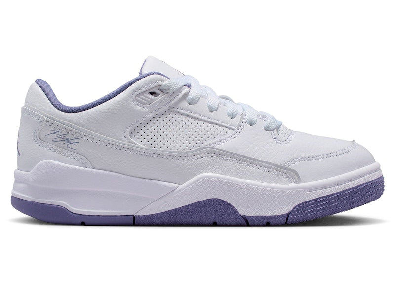 Jordan Flight Court White Dusty Amethyst (GS)