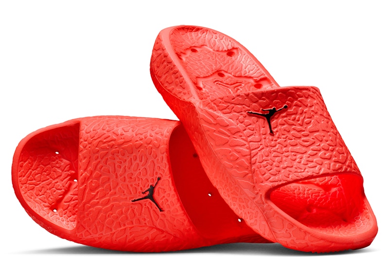 Jordan Franchise Shower Slide Hot Lava Black