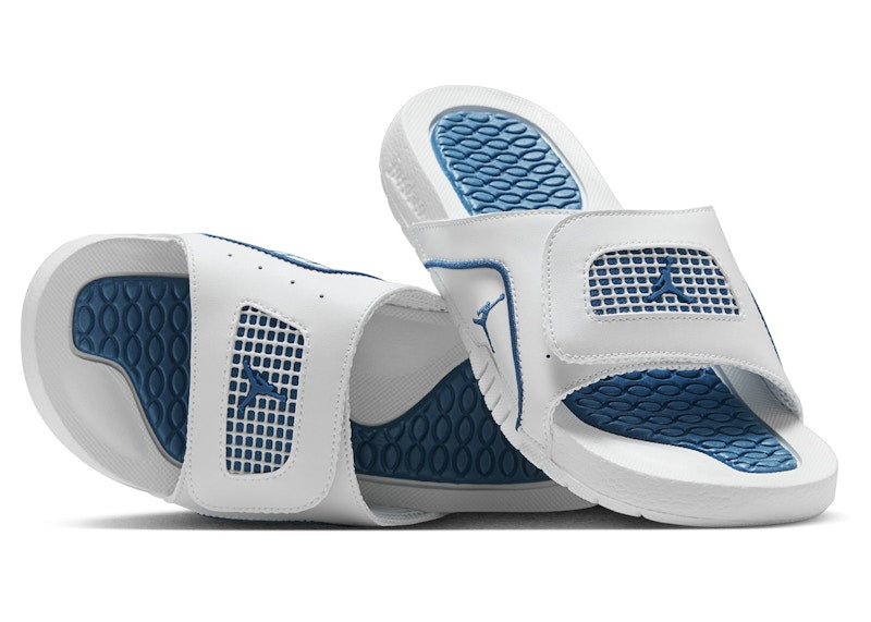Jordan Hydro 4 Retro Off White Neutral Grey Industrial Blue (GS)