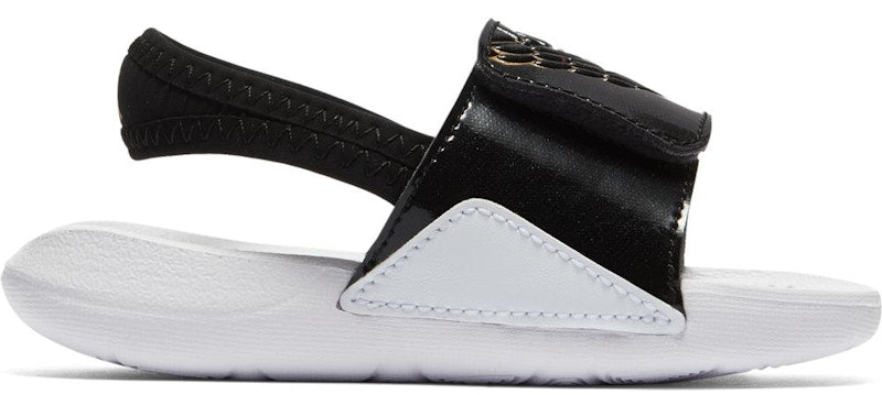 Jordan Hydro 7 Slide Black Metallic Gold White (TD)