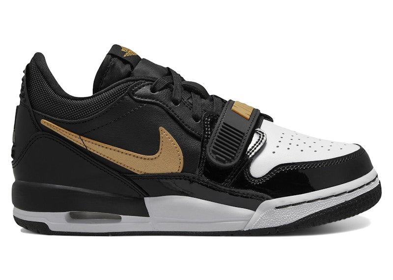 Jordan Legacy 312 Low Black Metallic Gold (GS)