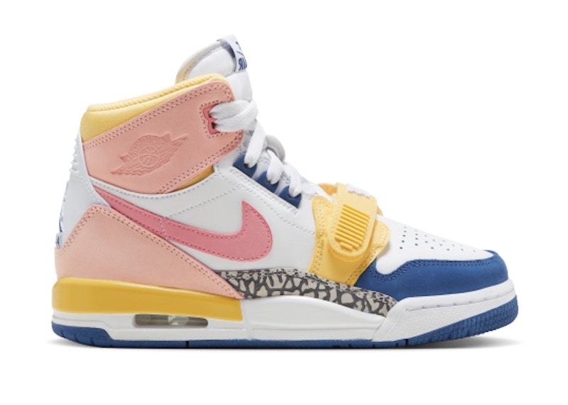 Jordan Legacy 312 White Coral Pink French Blue (GS)