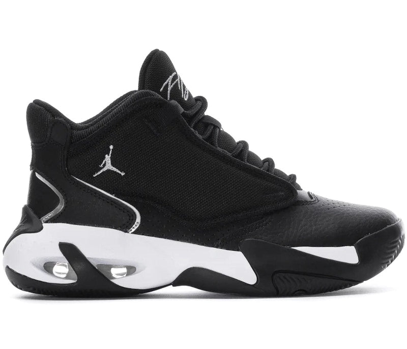 Jordan Max Aura 4 Black Metallic Silver (GS)
