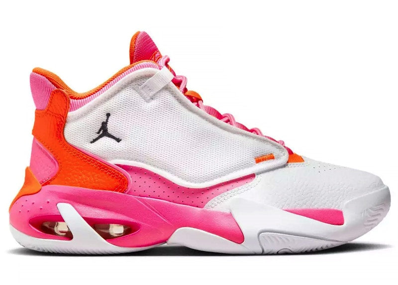 Jordan Max Aura 4 White Safety Orange Pinksicle (GS)