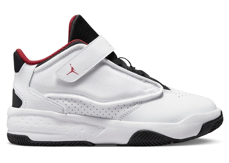 Jordan Max Aura 4 White Black University Red (PS)