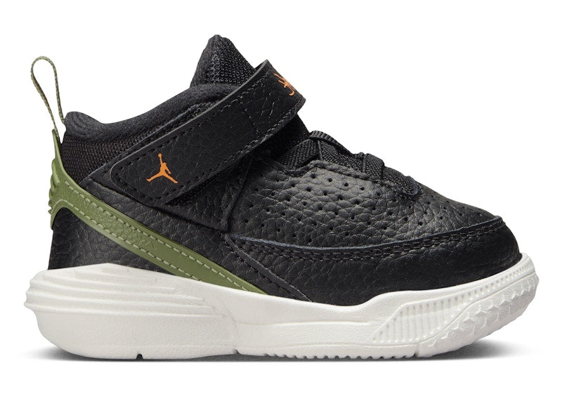 Jordan Max Aura 5 Black Bright Mandarin Sail Sky J Light Olive (TD)