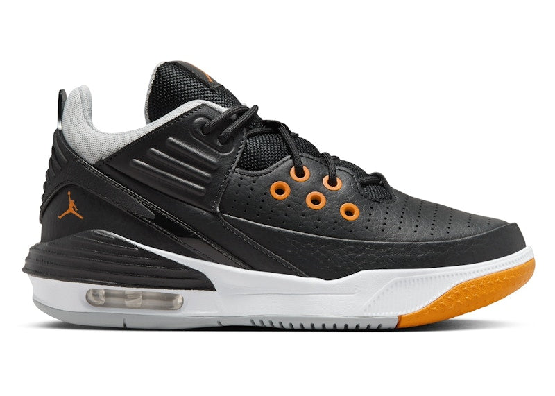 Jordan Max Aura 5 Black Wolf Grey White Magma Orange (GS)
