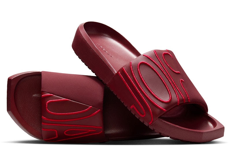 Jordan NOLA Slide Dark Team Red Hibiscus (Women's)