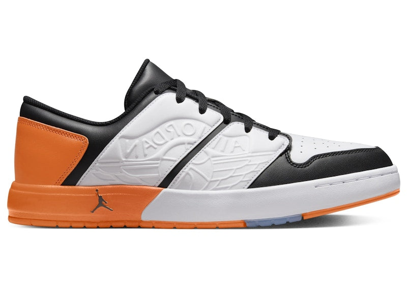 Jordan Nu Retro 1 Low White Black Magma Orange