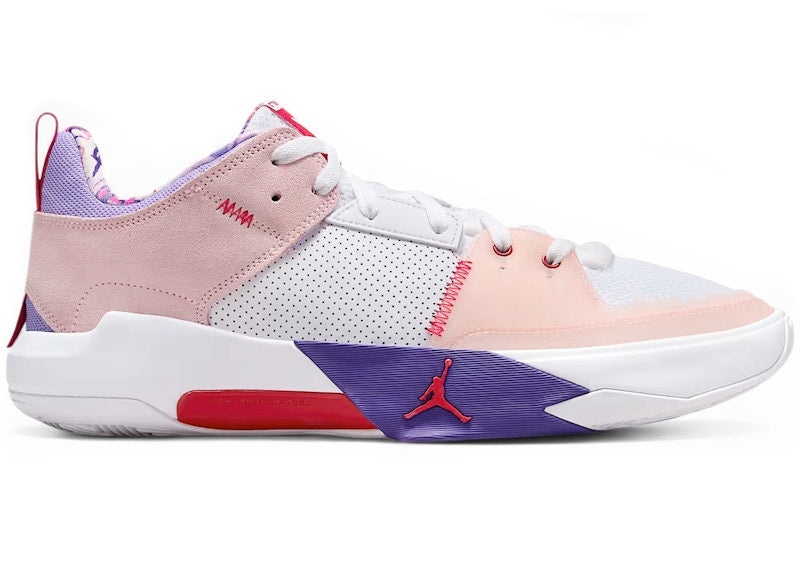 Jordan One Take 5 PF White Arctic Punch Purple Pulse University Red (Solid Outsole)