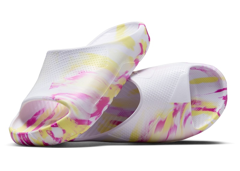 Jordan Post Slide White Laser Fuchsia Light Laser Orange (GS)