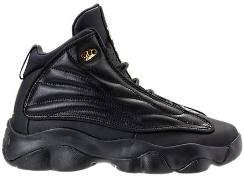 Jordan Pro Strong Black Metallic Gold (GS)