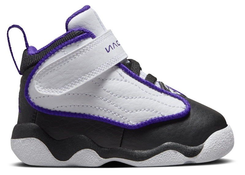 Jordan Pro Strong White Black Electro Purple (TD)