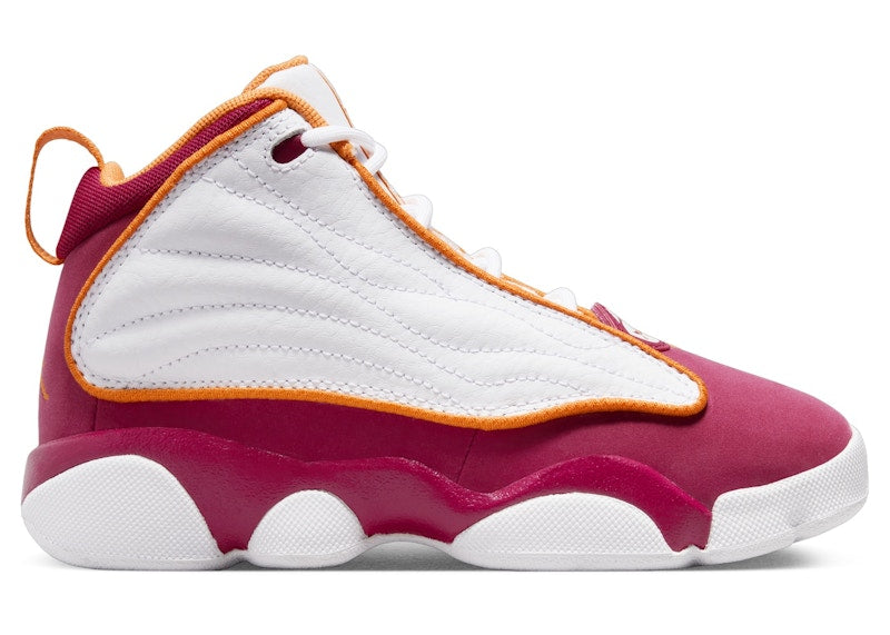Jordan Pro Strong White Cardinal Red Vivid Orange (PS)