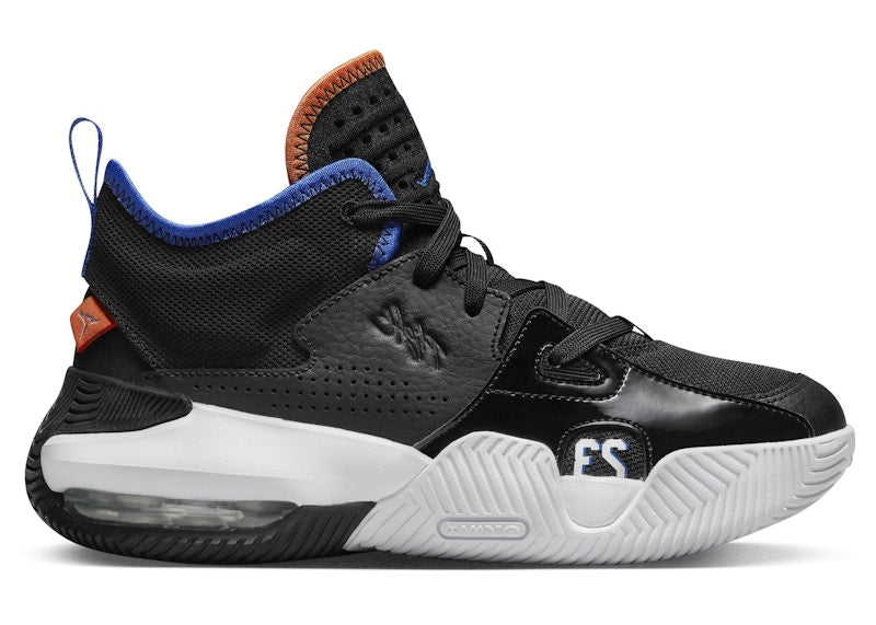 Jordan Stay Loyal 2 Black Safety Orange White Hyper Royal (GS)