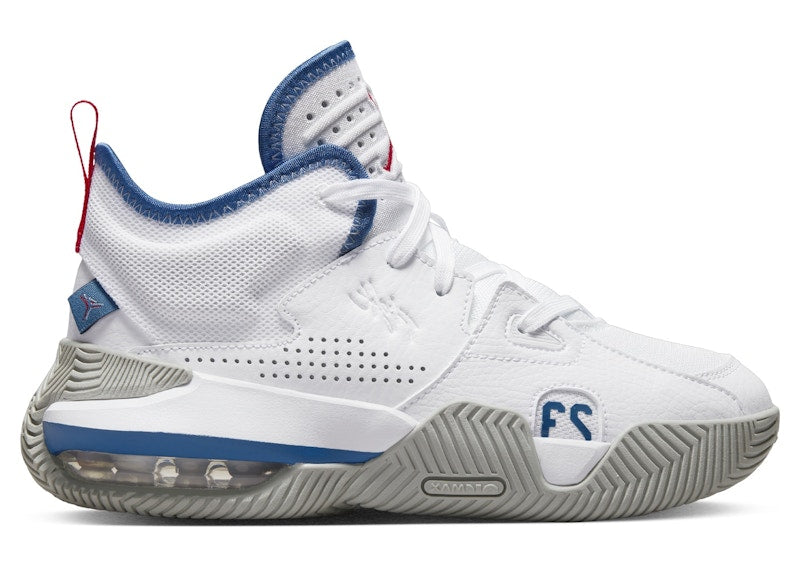 Jordan Stay Loyal 2 White University Red Light Smoke Grey True Blue (GS)