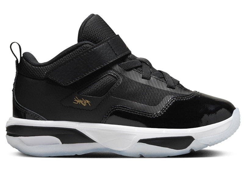 Jordan Stay Loyal 3 Black White Football Grey Metallic Gold (PS)