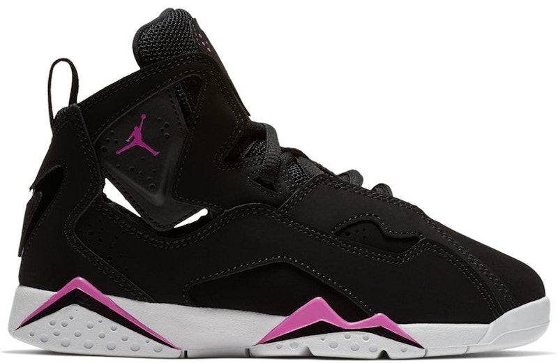 Jordan True Flight Black Fuchsia Blast White (PS)