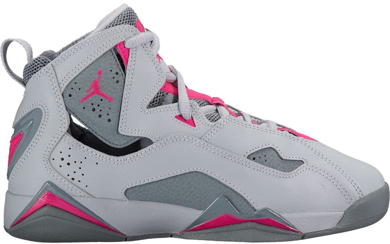 Jordan True Flight Wolf Grey Deadly Pink (GS)