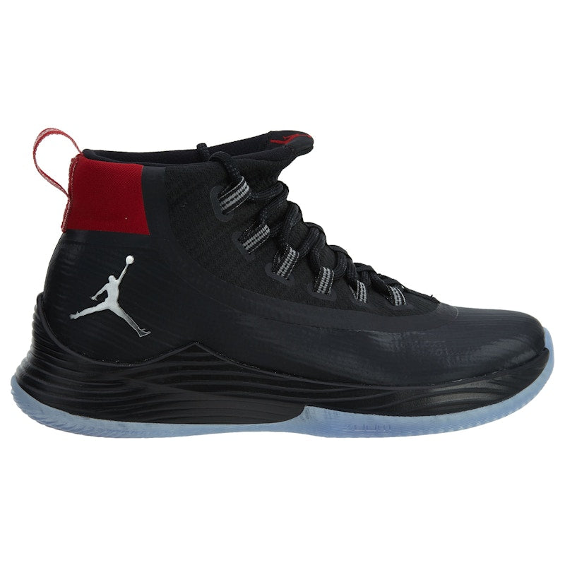Jordan Ultra Fly 2 Black/Metallic Silver-Gym Red