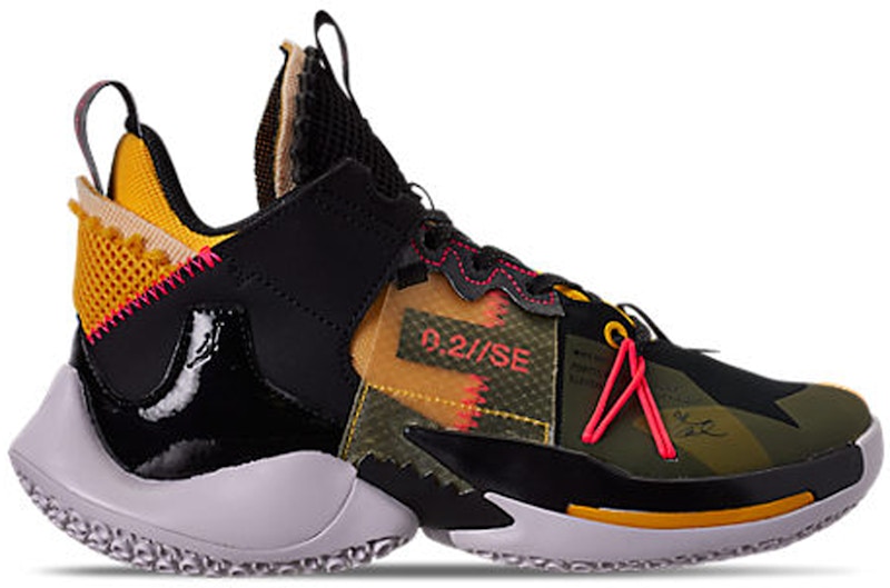 Jordan Why Not Zer0.2 SE Black Crimson Amarillo (GS)