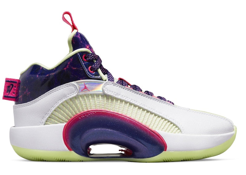 Jordan XXXV Luka White Deep Royal Blue Pink Blast Multi-Color (GS)