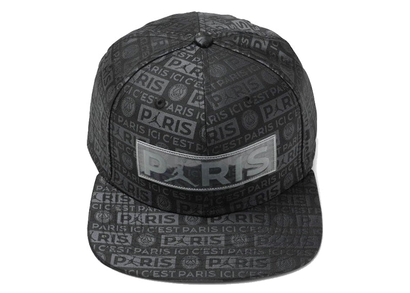 Jordan x Paris Saint-Germain Pro Cap Snapback Black