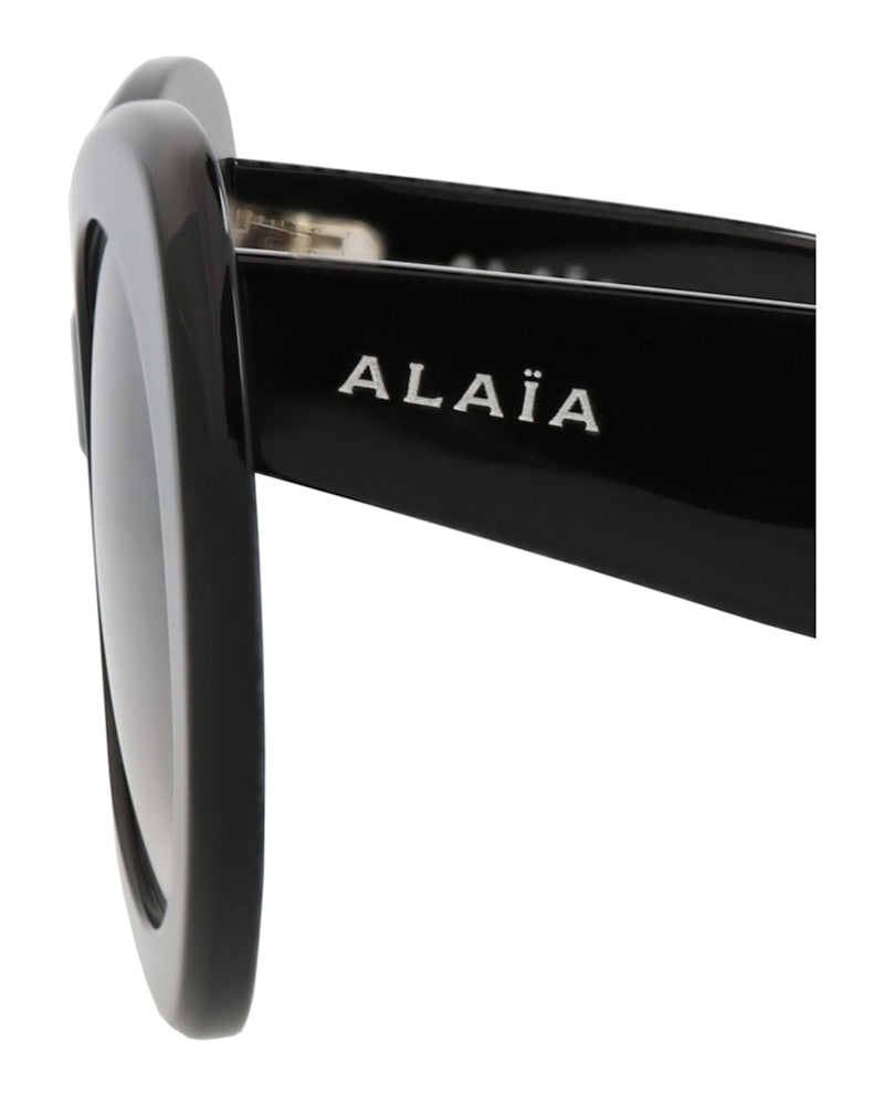 Alaia Cat Eye-Frame Recycled Acetate Sunglasses Black Black Grey (AA0064S-30014219-002)