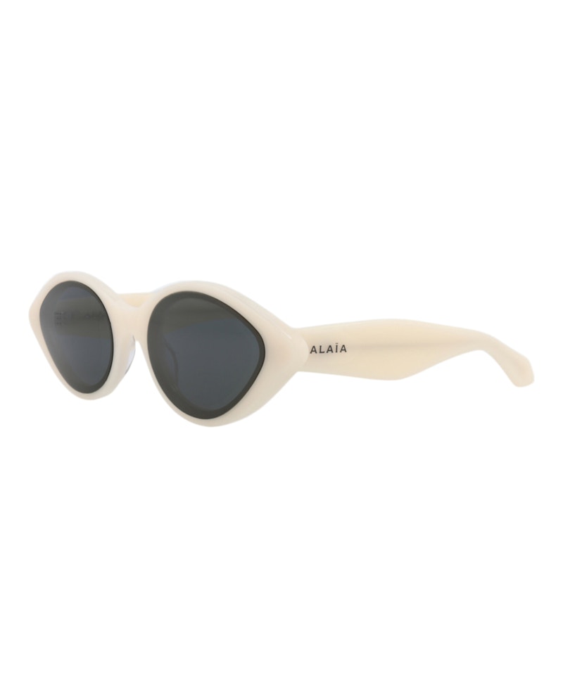 Alaia Cat Eye-Frame Recycled Acetate Sunglasses White White Grey (AA0069S-30014222-002)