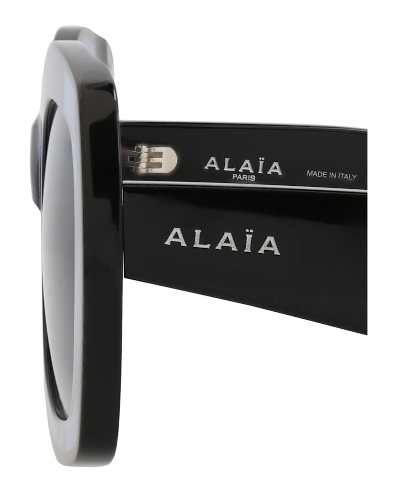 Alaia Square-Frame Recycled Acetate Sunglasses Blue Black Grey (AA0066S-30014220-003)