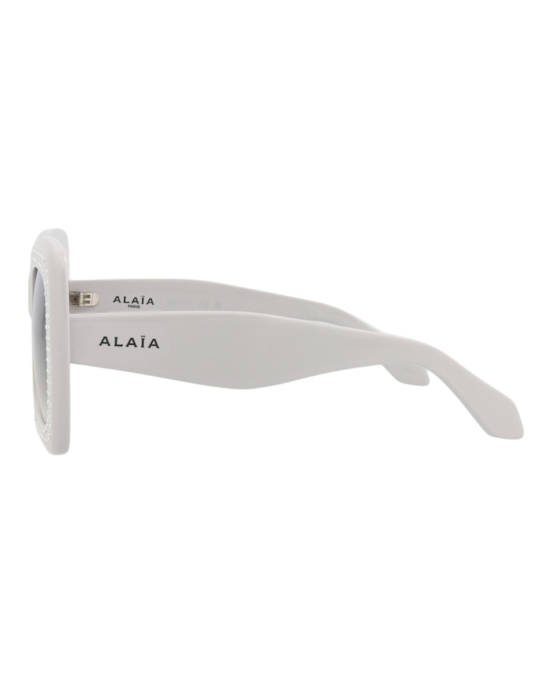 Alaia Square-Frame Recycled Acetate Sunglasses Grey Grey Grey (AA0065S-30014218-001)
