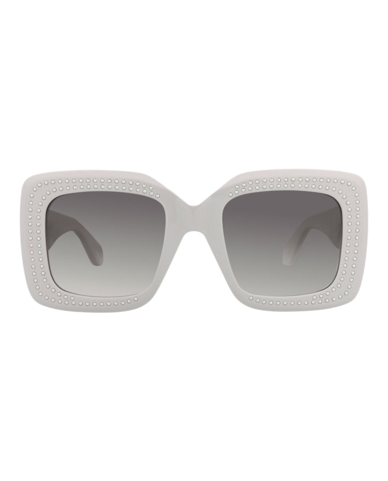 Alaia Square-Frame Recycled Acetate Sunglasses Grey Grey Grey (AA0065S-30014218-001)