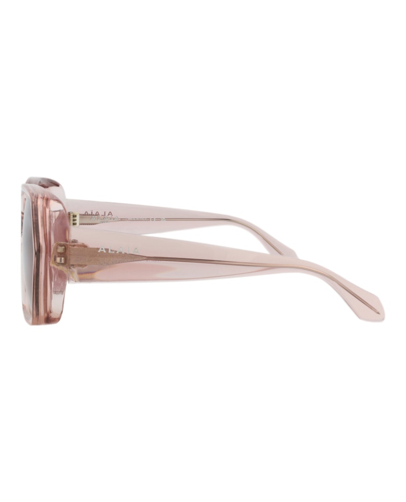 Alaia Square-Frame Recycled Acetate Sunglasses Pink Pink Red (AA0077S-30015129-003)