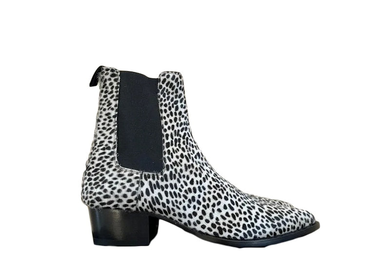AMIRI Chelsea Boots Black White Leather