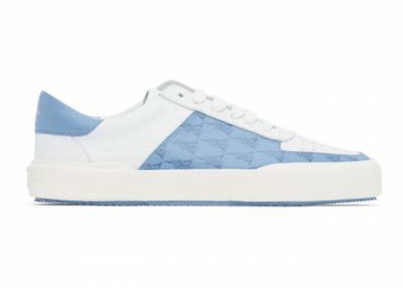 AMIRI Dagger Monogram Low Sneaker Colbat/White