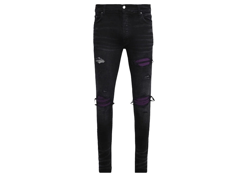 AMIRI MX1 Ultra Suede Jeans Black