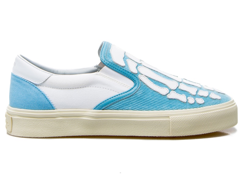 AMIRI Skel Toe Slip On Light Blue/White
