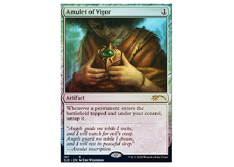 Amulet of Vigor (Foil) Magic: The Gathering TCG Secret Lair Rare #167 (Ungraded)