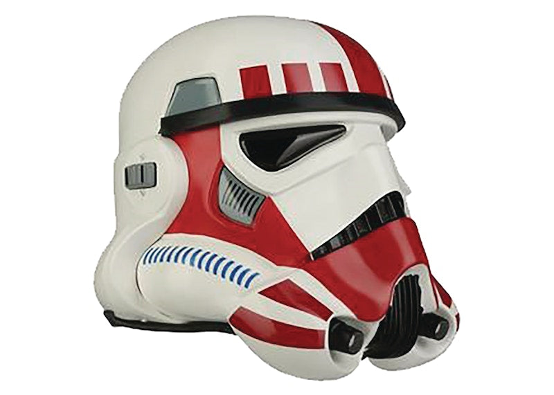 Anovos Star Wars Ep IV A New Hope Imperial Shock Trooper TK Helmet Figure Red