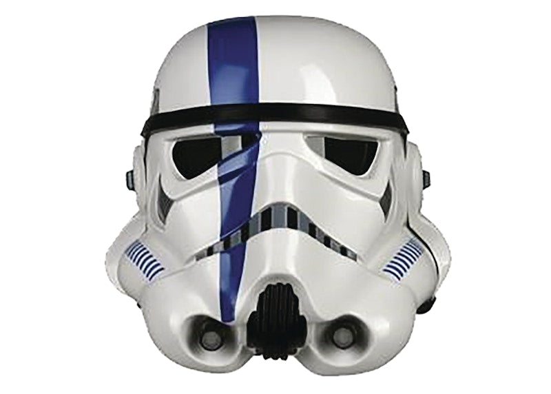 Anovos Star Wars Ep IV A New Hope Imperial Stormtrooper TK Commander Helmet Figure Blue