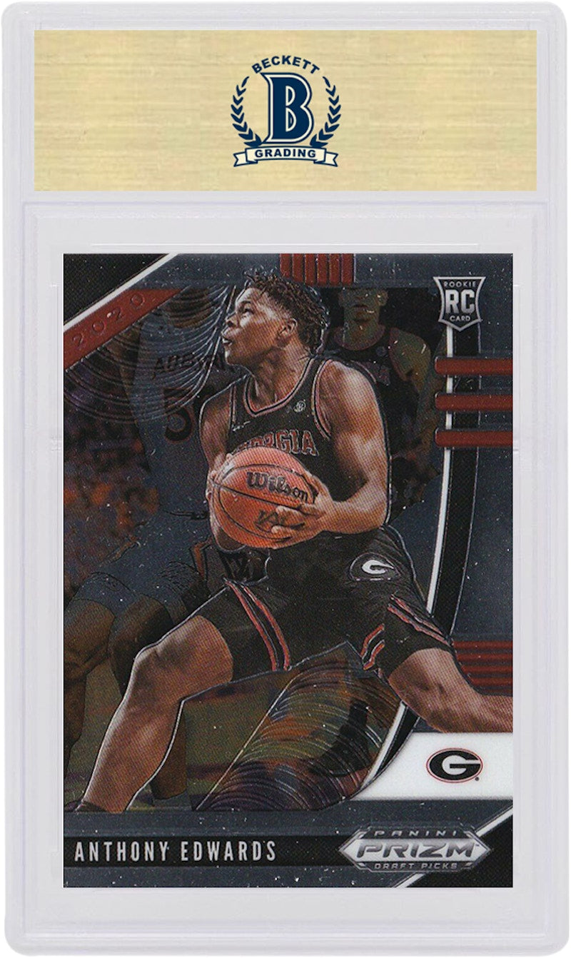Anthony Edwards 2020-21 Panini Prizm Draft Picks Basketball Rookie #1 (PSA or BGS Graded)