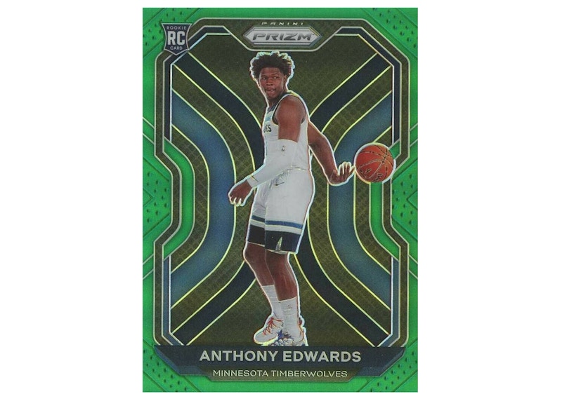 Anthony Edwards 2020 Panini Prizm Rookie Gren #258 (Ungraded)