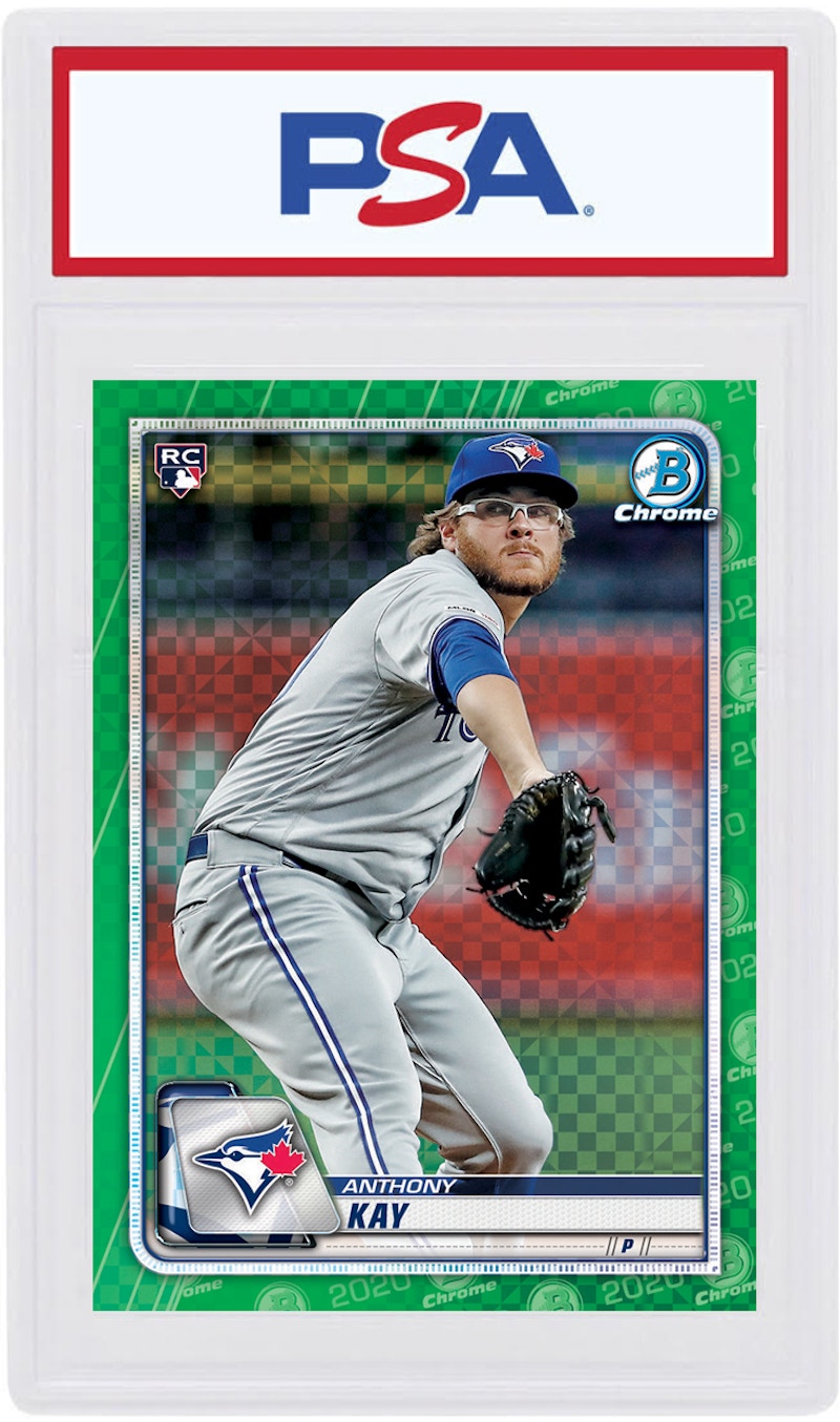 Anthony Kay 2020 Bowman Chrome X Rookie Green X-Fractor /31 #16 (PSA or BGS Graded)