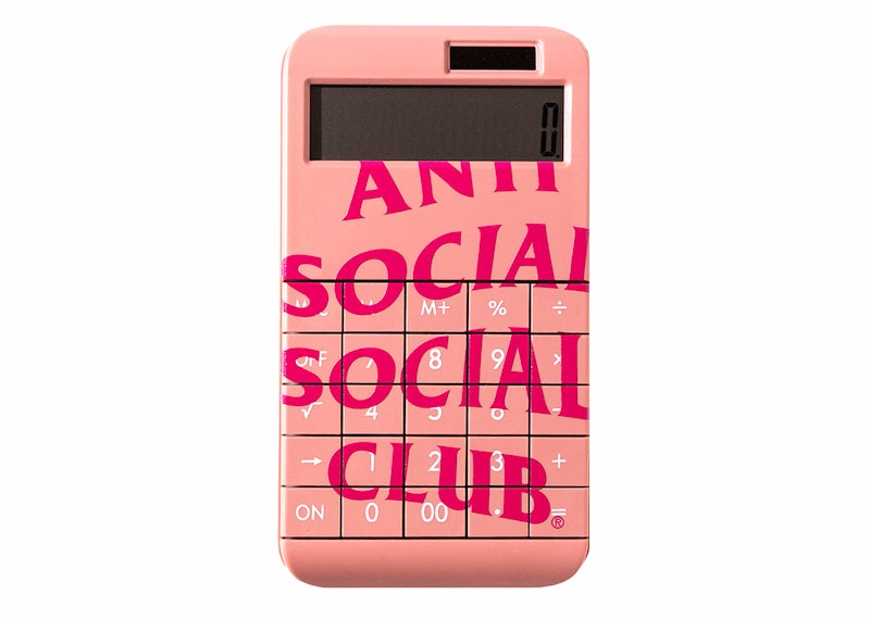 Anti Social Social Club 7734 Calculator Multicolor
