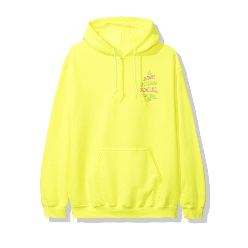 Anti Social Social Club 777 Hoodie (FW19) Neon Green