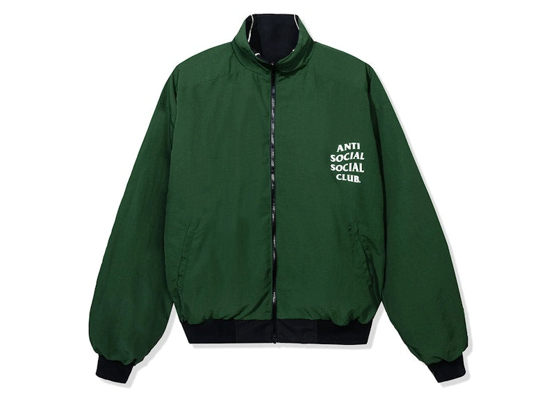 Anti Social Social Club ASSC Olympic Reversible Track Jacket Black/Green