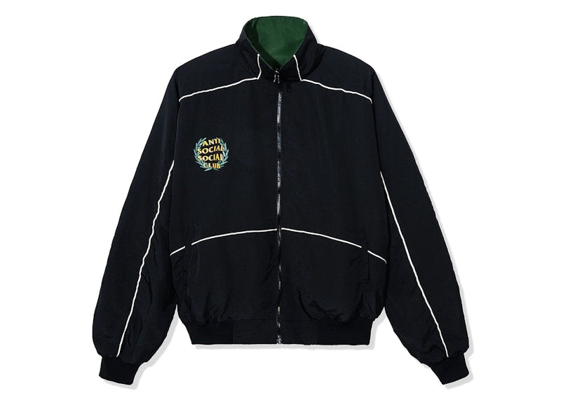 Anti Social Social Club ASSC Olympic Reversible Track Jacket Black/Green