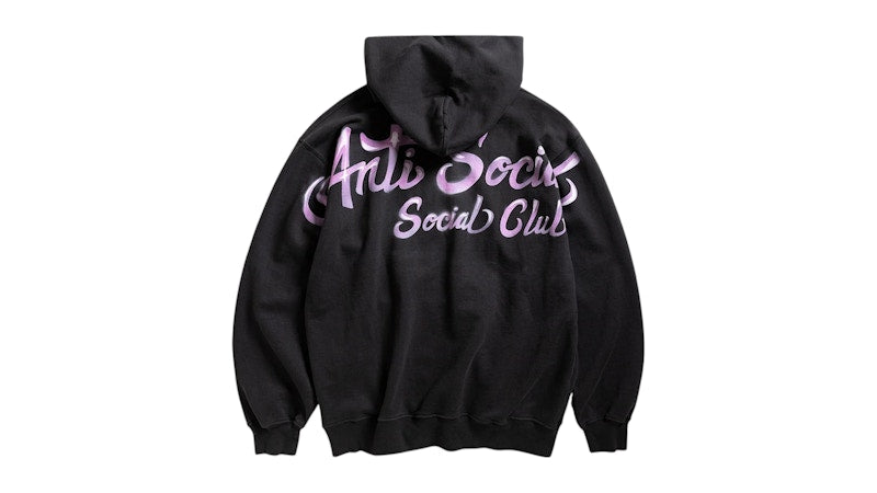 Anti Social Social Club Airbrushed Hoodie Black