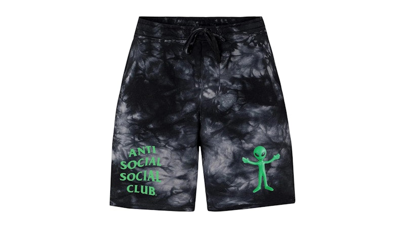 Anti Social Social Club Alien Shorts Black